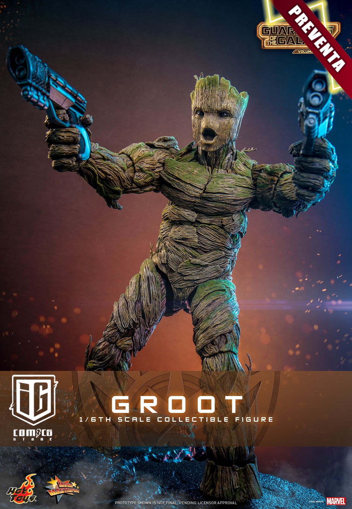 Groot - Guardianes de la Galaxia de Marvel Escala 1:6 por Hot Toys Tooys ::  Coleccionables e Infantiles